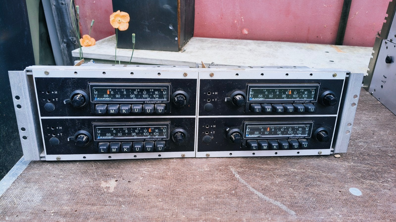 4 x Blaupunkt Frankfurt in inbouw frame, Ophalen