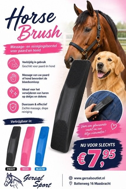 Horse Brush, Gersal, Nieuw, Maasbracht, Ophalen of Verzenden
