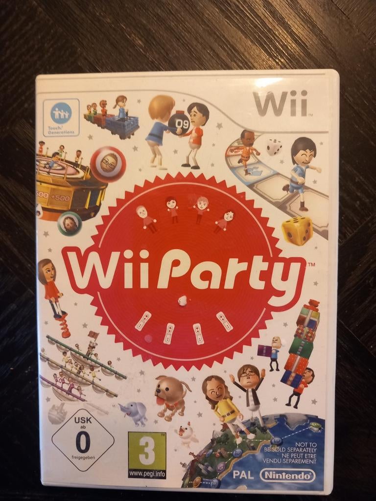 Wii Party - Nintendo Wii, Spelcomputers en Games, Games | Nintendo Wii, Zo goed als nieuw, Overige genres, 3 spelers of meer, Vanaf 3 jaar