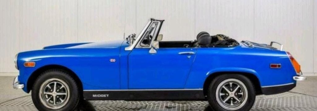 MG Midget 1.5 1976 Blauw, foto 10