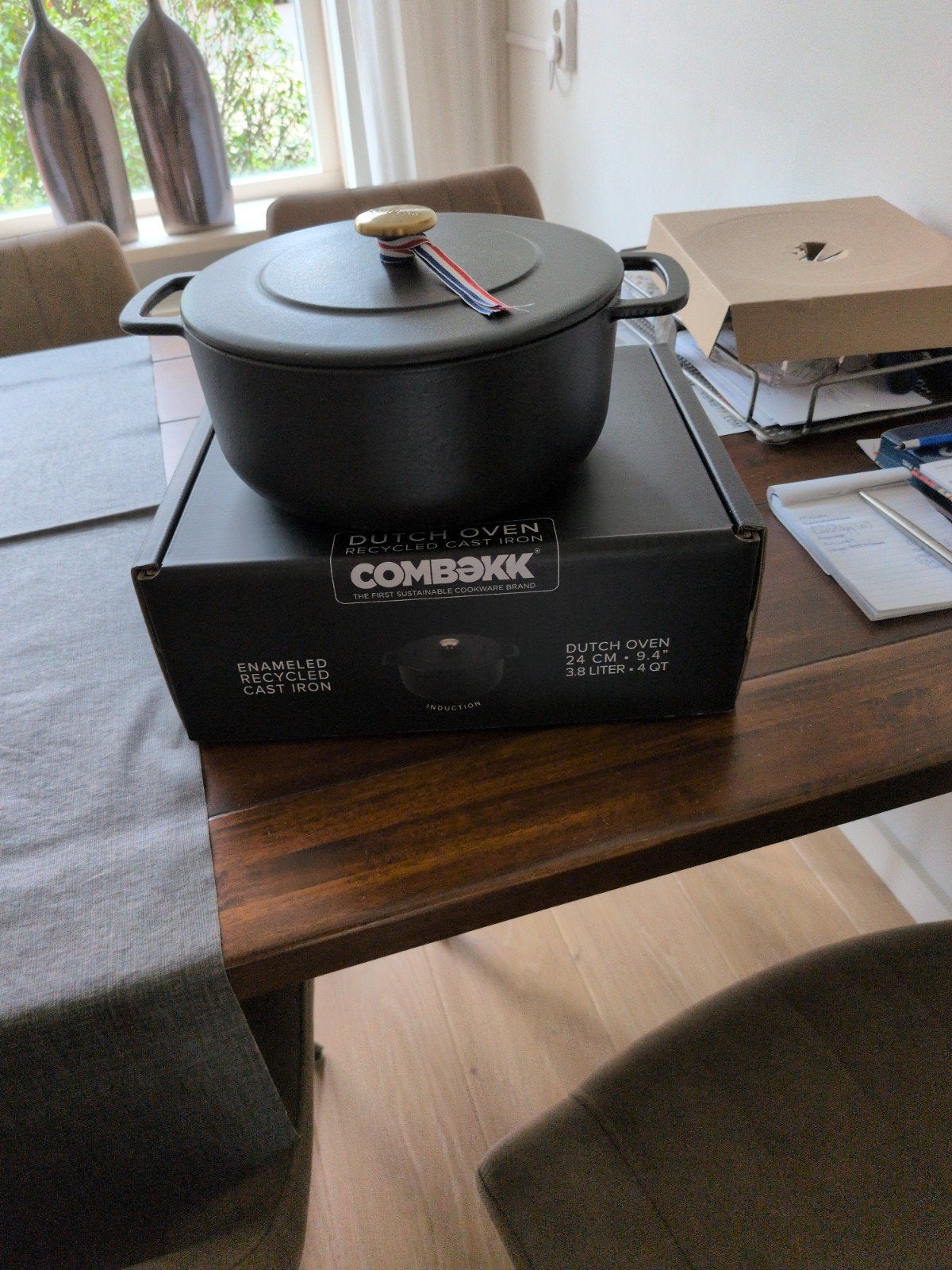 Combekk Dutch Oven 3.8L - Nieuw in doos, Ophalen, Nieuw, Overige merken, Braadpan