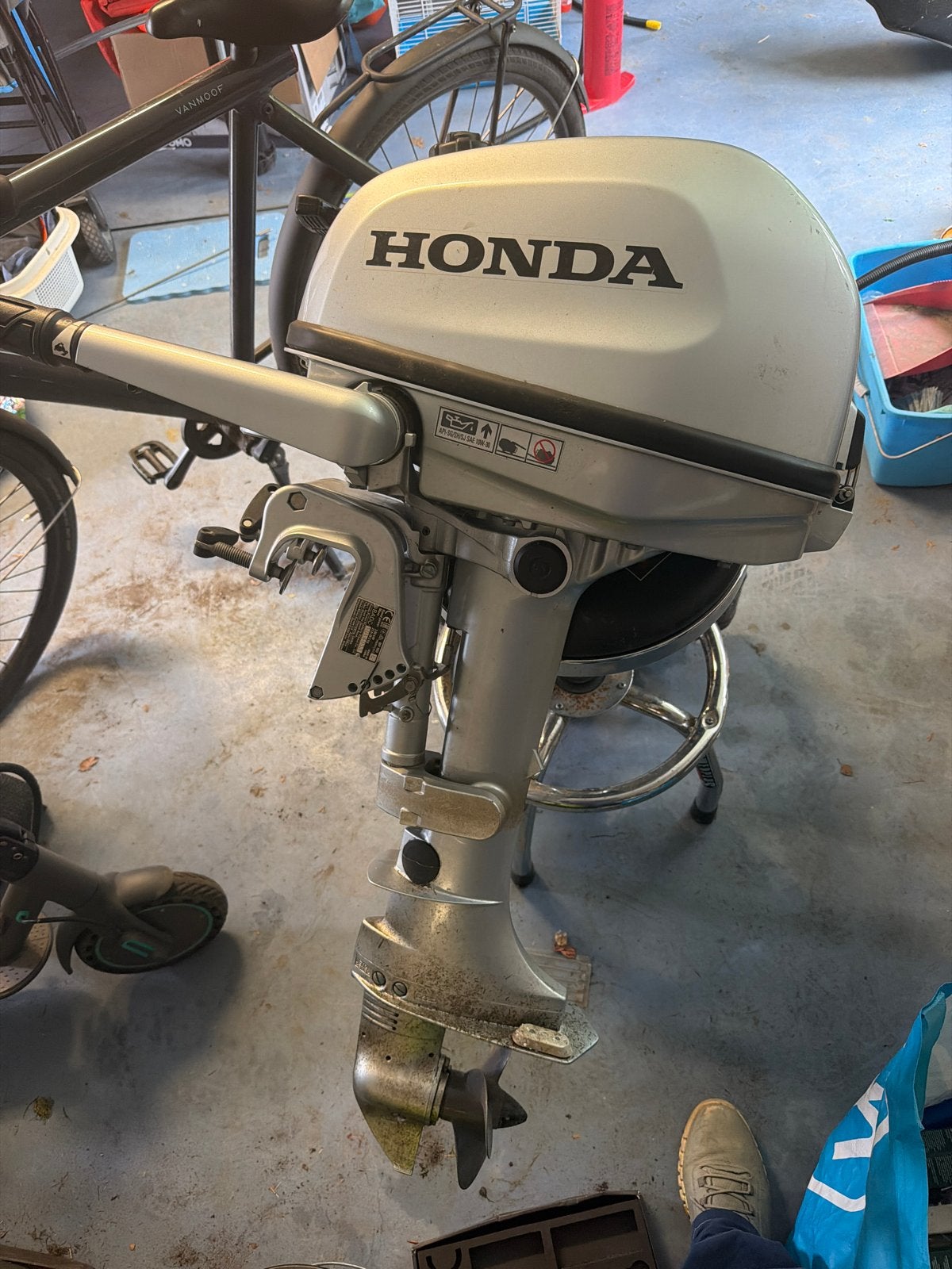Honda BF5D Buitenboordmotor - 5 PK, Ophalen, Gebruikt, 5 tot 10 pk, Viertaktmotor