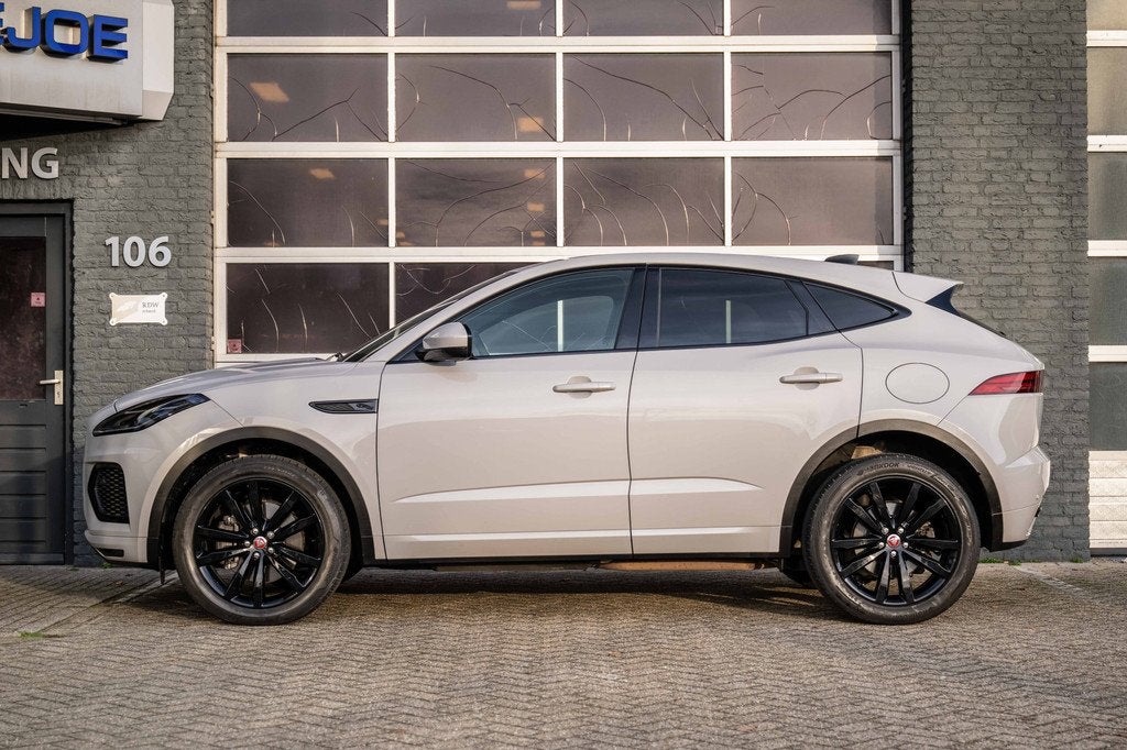 Jaguar E-Pace 1.5 P300e AWD R-Dynamic Black Edition, Meridia, Auto's, Jaguar, Automaat, 309 pk, Zwart, Leder