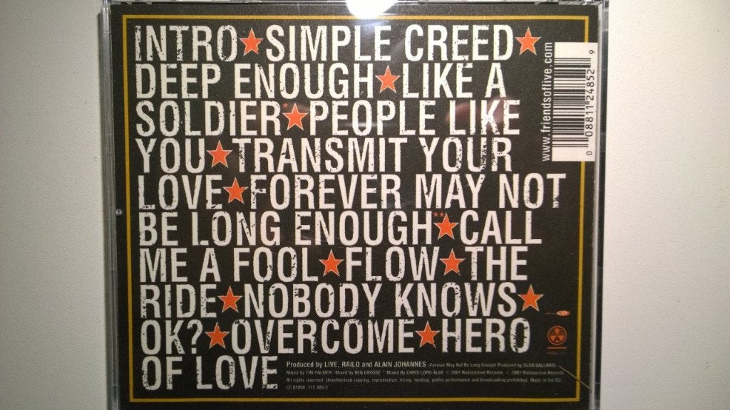 Live - V, Ophalen of Verzenden, Zo goed als nieuw, Poprock, Album