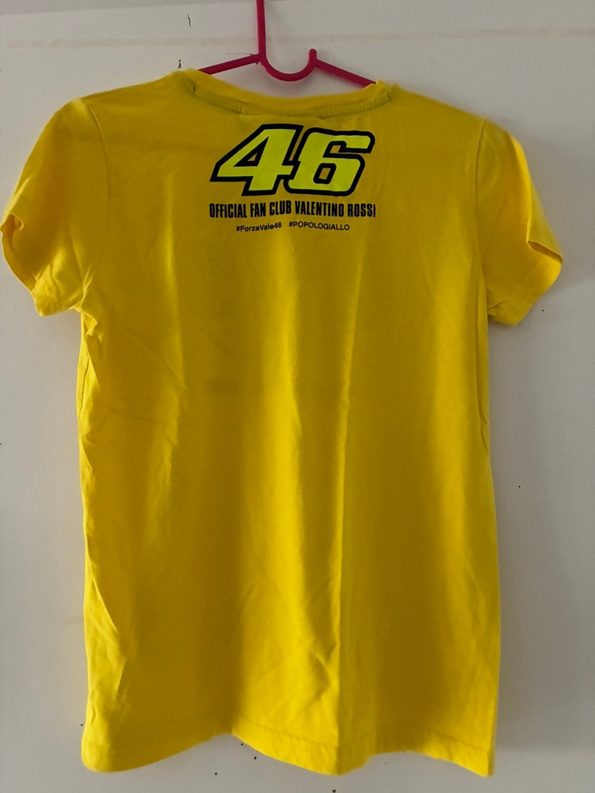 Valentino Rossi 46 Official Fan Club T-shirt – maat 12/14, Verzamelen, Ophalen of Verzenden, Zo goed als nieuw, Motoren