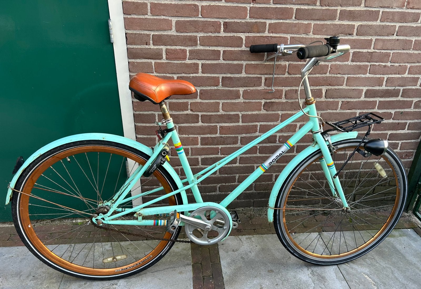 Popal damesfiets dames fiets 28 inch, Terugtraprem, Gebruikt, Versnellingen, 50 tot 53 cm