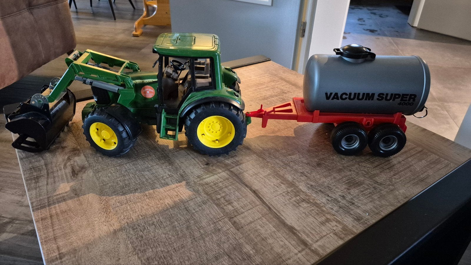 john deere Traktor met aanhanger, Ophalen of Verzenden, Zo goed als nieuw, Tractor of Landbouw, Overige merken
