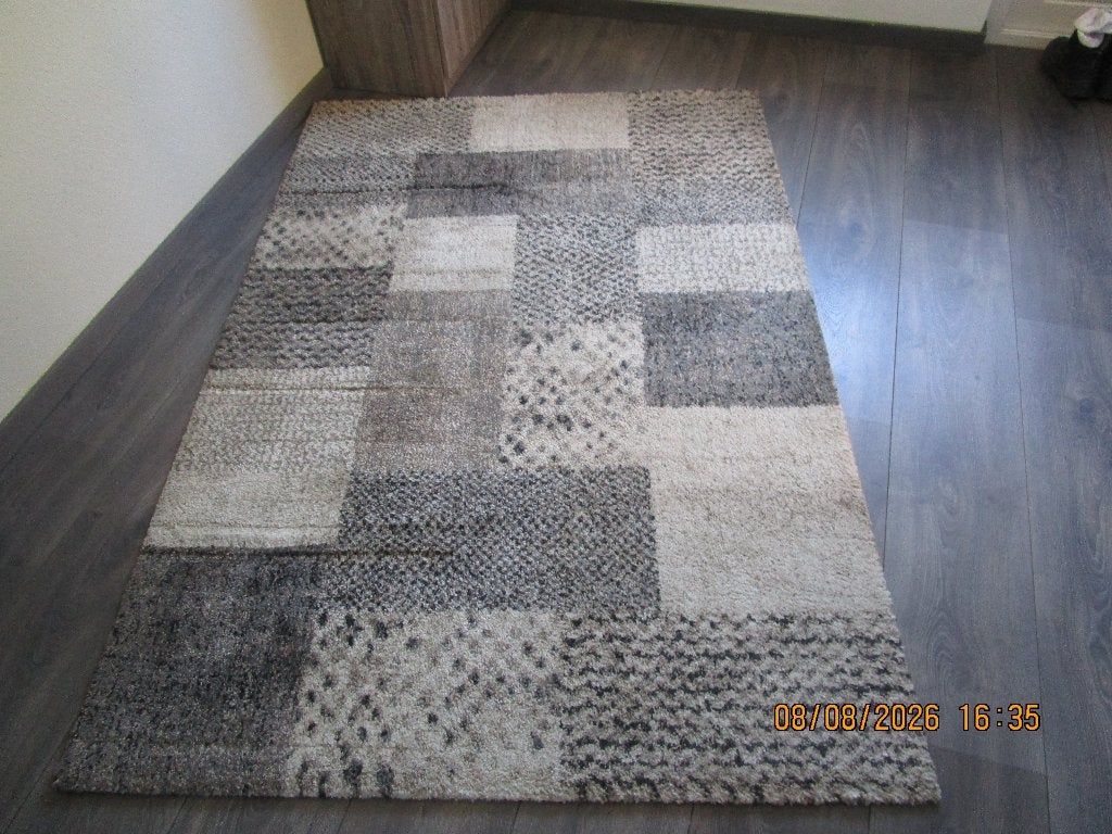 Te koop 3 gebruikte vloerkleden, Ophalen, Gebruikt, Beige, 150 tot 200 cm