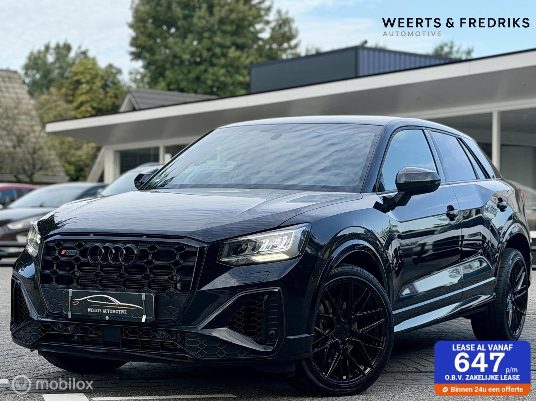 Audi Q2 SQ2 2.0 TFSI Quattro |AUTOMAAT|LEDER|6 MND GARANTIE, Auto's, Automaat, Dealer onderhouden, Gebruikt, 4 cilinders