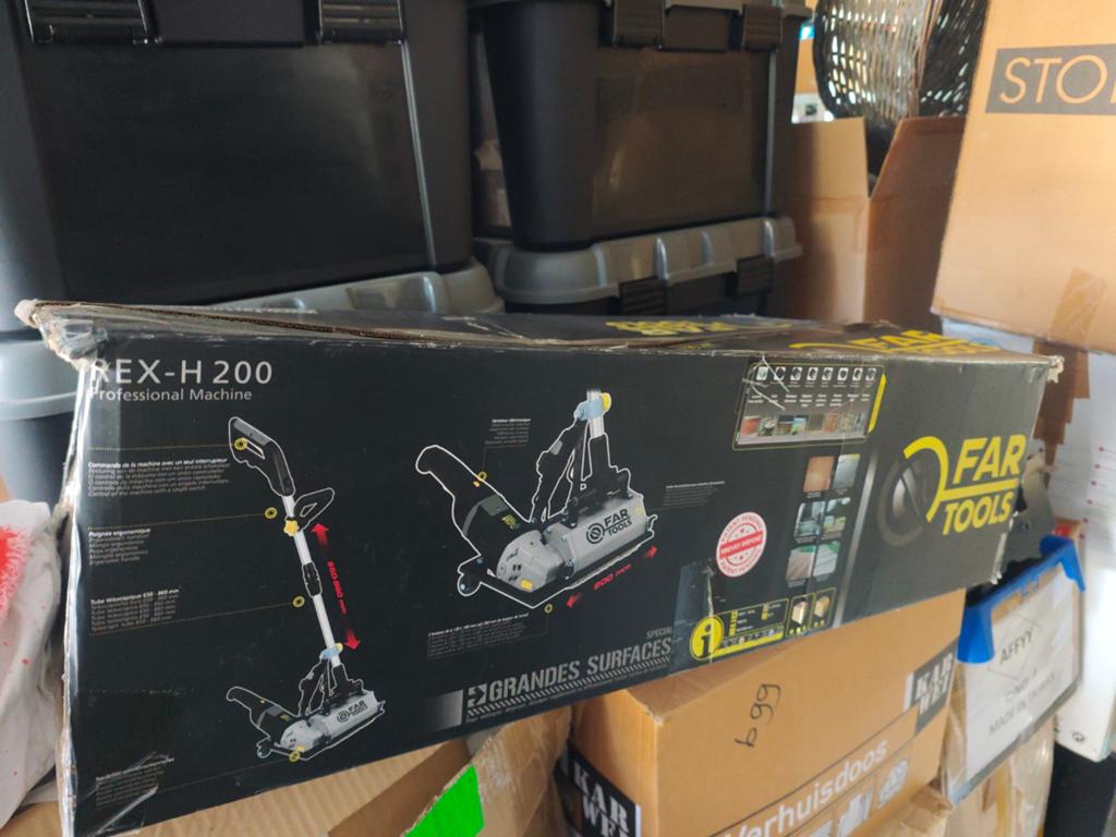 FAR Tools REX-H200 Zware Schoonmaak / Borstelmachine, Ophalen of Verzenden, Zo goed als nieuw, Schrobmachine