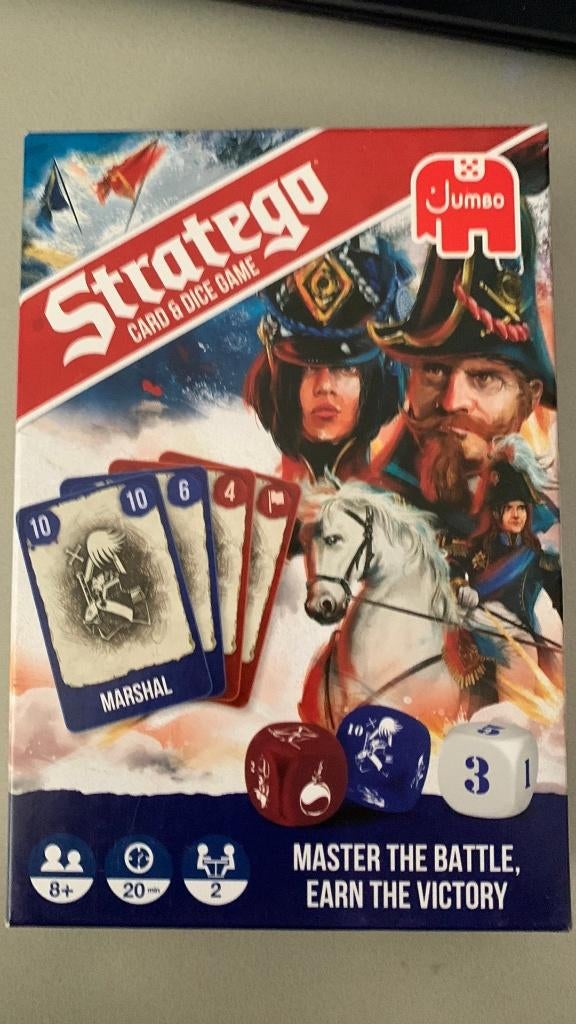 Stratego Card  & Diece game, Hobby en Vrije tijd, Gezelschapsspellen | Kaartspellen, Ophalen of Verzenden, Nieuw