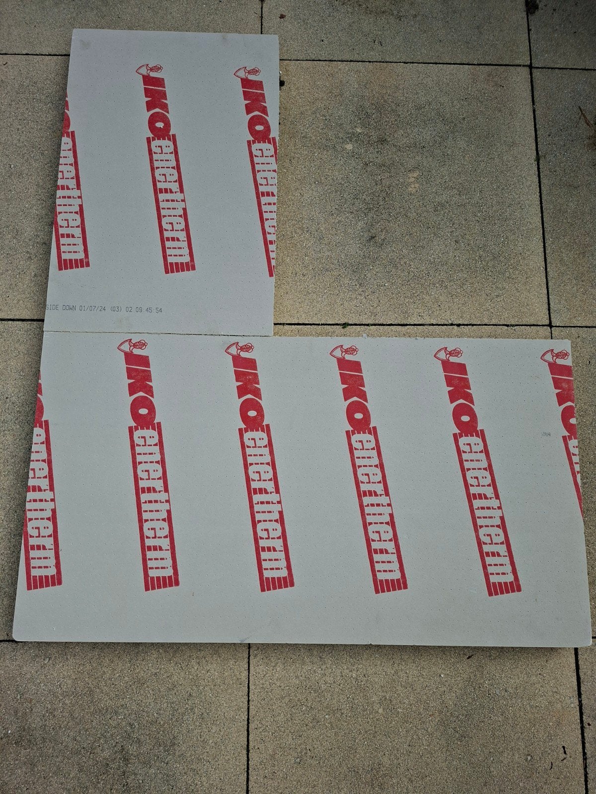 PIR Isolatieplaat Iko Enertherm 6 cm dik - Restant, Doe-het-zelf en Verbouw, Ophalen, 4 tot 8 cm, Nieuw, Hardschuim (Pir)
