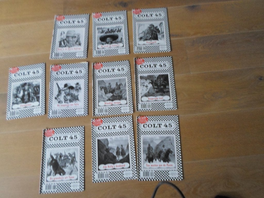 10 western Colt 45 boekjes, Ophalen of Verzenden, Gelezen
