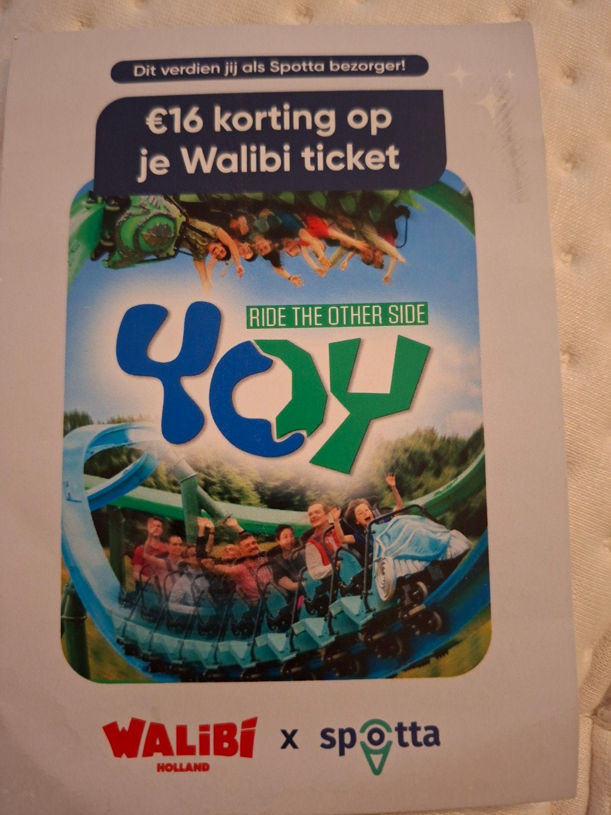 Kortingcode walibi Holland  €16,00 korting, Drie personen of meer, Kortingsbon, Pretpark