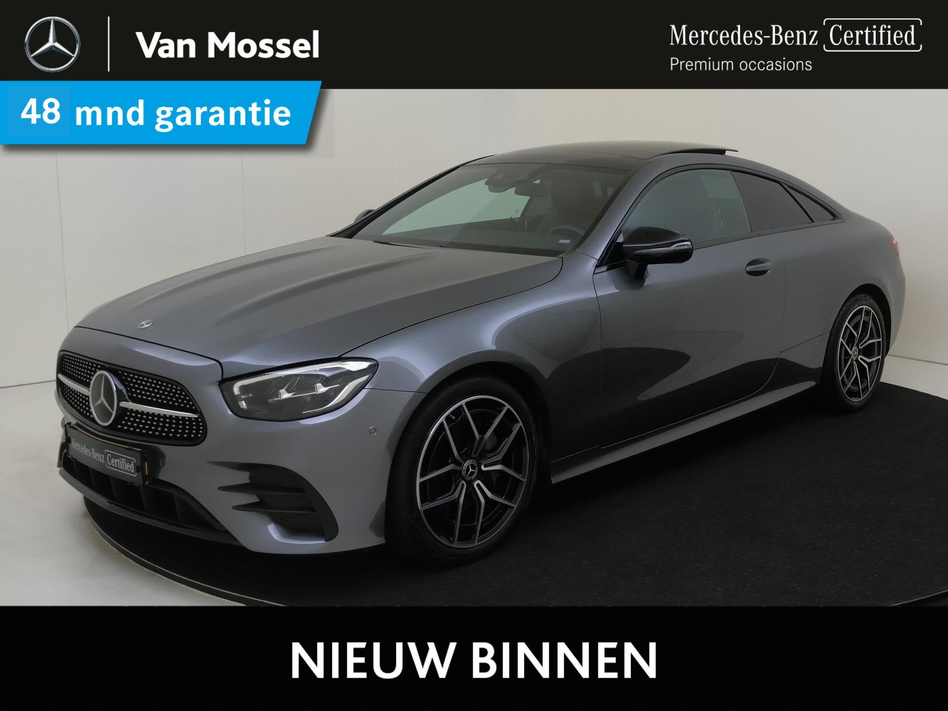 Mercedes-Benz E-klasse Coupé 200 AMG Line Panoramadak /Wide, Auto's, Mercedes-Benz, Automaat, Euro 6, 4 cilinders, Leder
