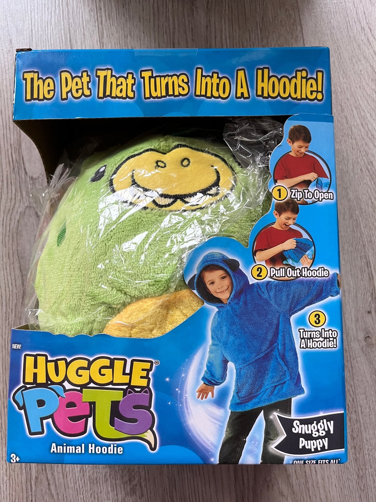 Huggle Pets Animal Hoodie - Dinosaurus (nieuw in doos), Met doos, Groen, Overige merken, Nieuw