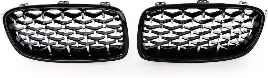Grill Diamond Zilver Zwart Voor BMW 3 serie F30 F31, Verzenden, Automotive Parts, A.parts@hotmail.nl, Trasmolenlaan 12 3447 GZ Woerden