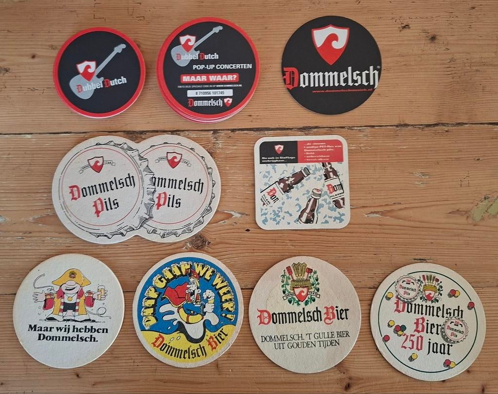 Dommelsch bier viltjes : o.a.250 jaar/ carnaval, Verzamelen, Ophalen of Verzenden, Nieuw, Viltje(s), Overige merken