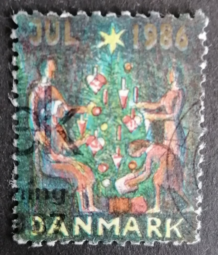 DENEMARKEN - Julpost 1986, Ophalen of Verzenden, Denemarken, Gestempeld