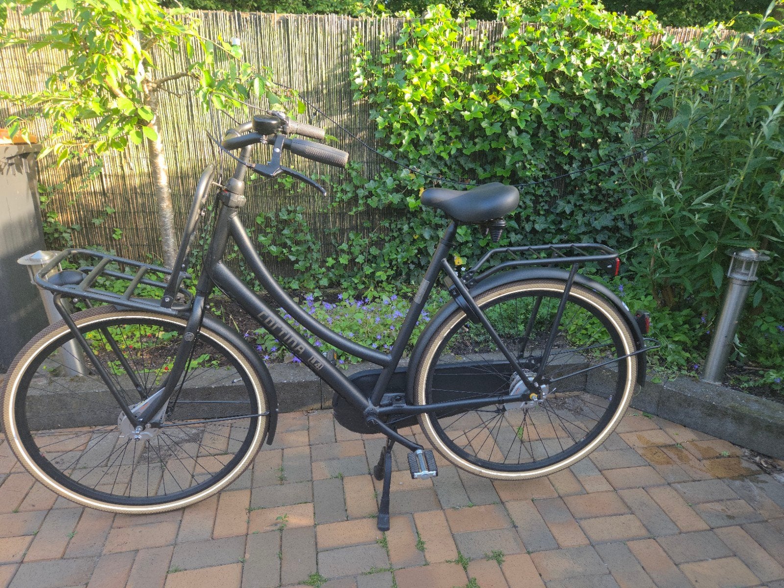 Cortina U4 Transportfiets - Mat Zwart - Weinig Gebruikt, Velgrem, Versnellingen, Zo goed als nieuw, Ophalen