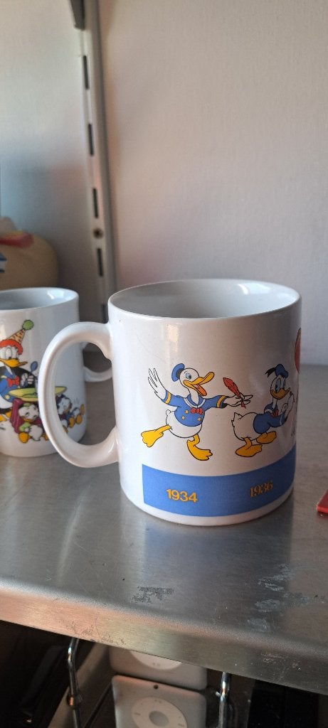Donald Duck beker/mok (Z258-118), Verzamelen, Ophalen of Verzenden, Donald Duck, Gebruikt, Servies