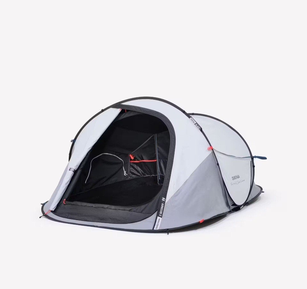 Quechua 2 Seconds 2-persoons pop-up tent, Ophalen of Verzenden, Zo goed als nieuw, Tot en met 2