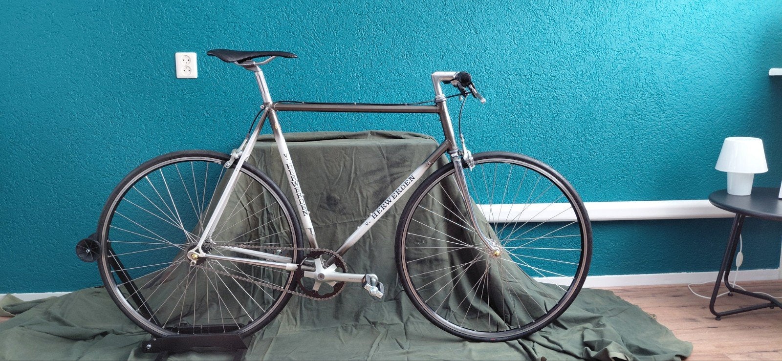Herwerden Fixie/Single Speed Fiets - Zo goed als nieuw, Velgrem, Zo goed als nieuw, 57 tot 61 cm, Ophalen
