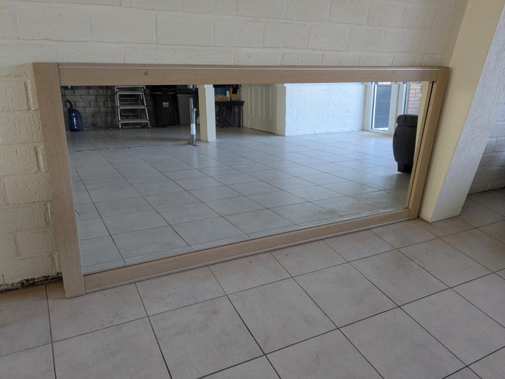 Grote wandspiegel, Huis en Inrichting, Woonaccessoires | Spiegels, Ophalen, Gebruikt, Rechthoekig