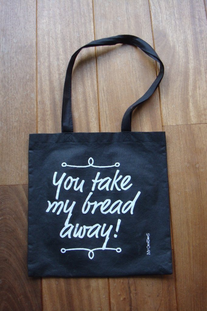 My creations shopper / schoudertas zwart NIEUW €1,-, Ophalen of Verzenden, Nieuw, Zwart, Overige merken
