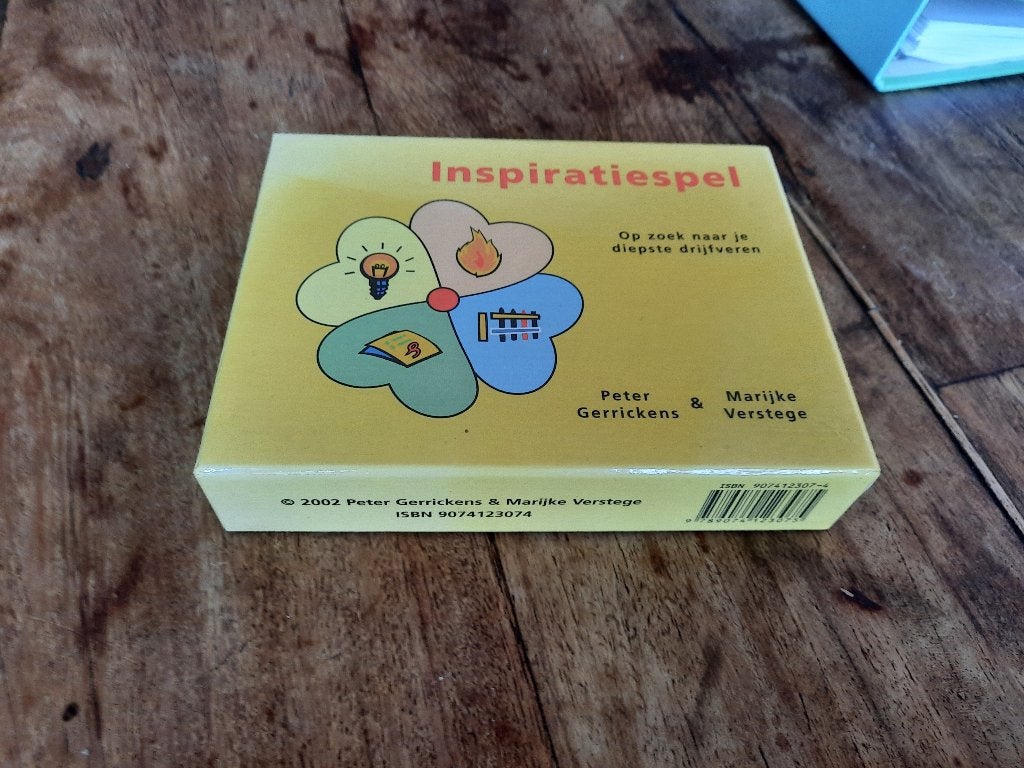 Inspiratiespel: Ontdek je diepste drijfveren, Ophalen of Verzenden, Zo goed als nieuw, Peter Gerrickens & Marijke Verstege