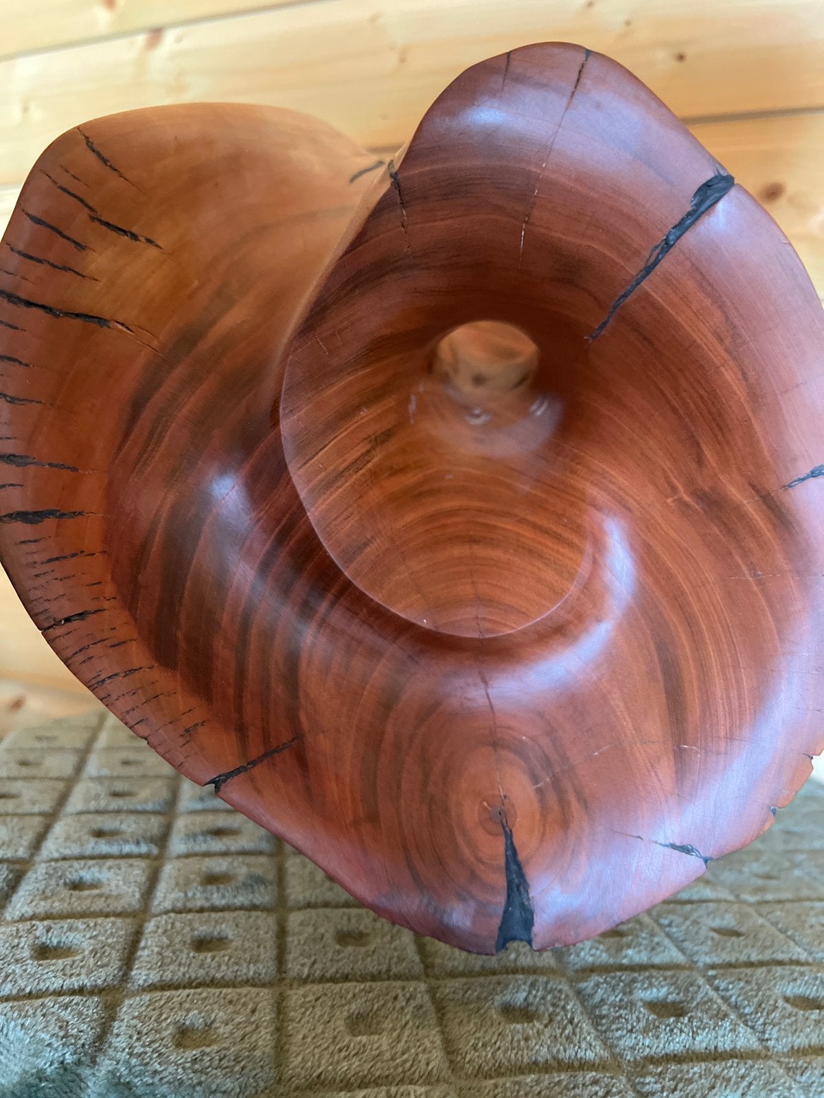 Unieke handgemaakte houten sculptuur - Abstracte kunst, Antiek en Kunst, Kunst | Beelden en Houtsnijwerken, Ophalen, Handgemaakt