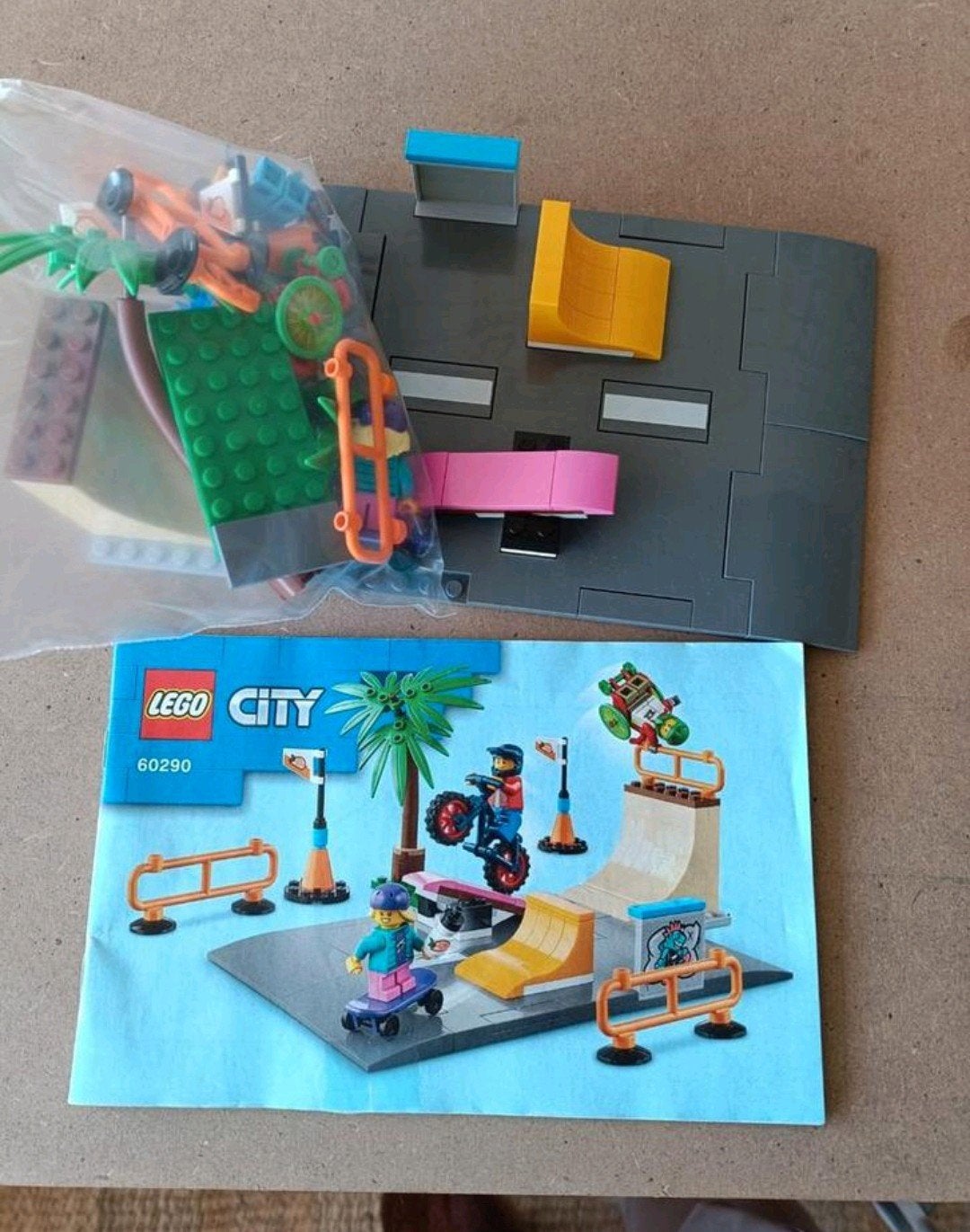 Lego City skatepark 60290, City, Lego, Ophalen of Verzenden, Zo goed als nieuw