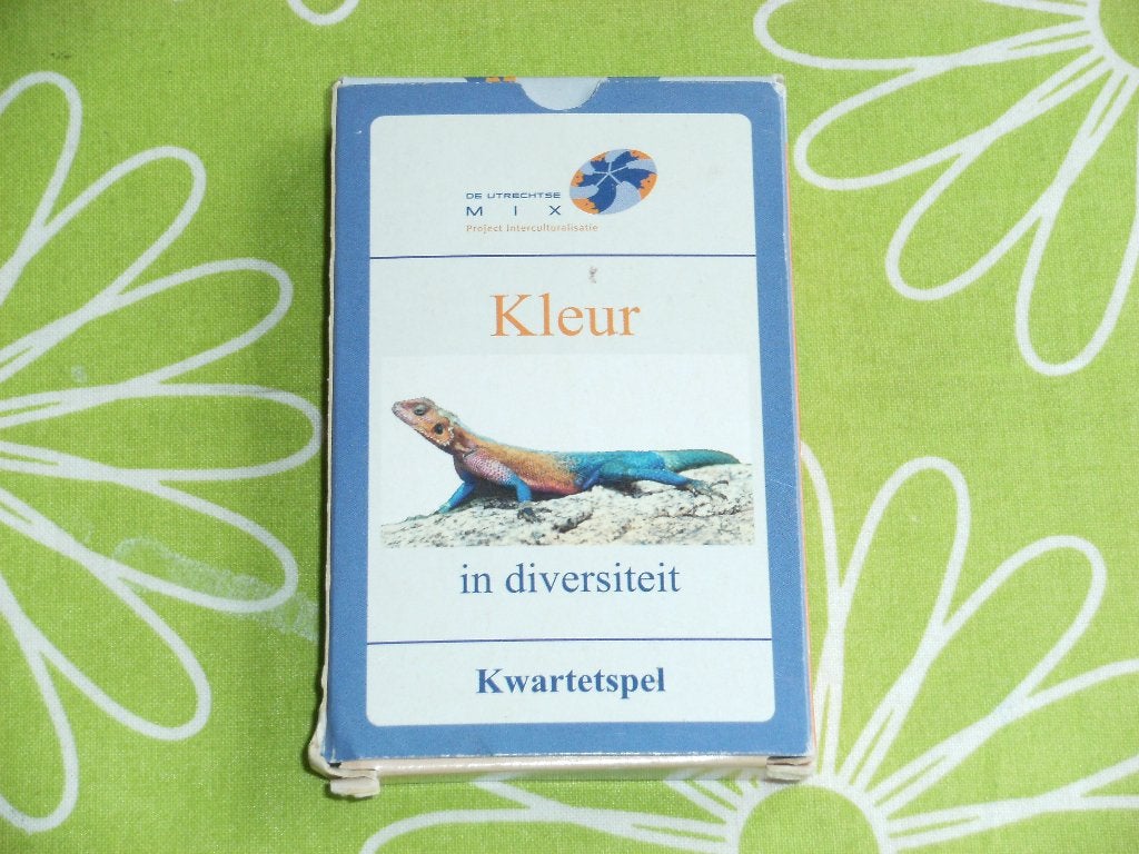 Kleur in diversiteit Kwartetspel (van gemeente Utrecht), Verzamelen, Speelkaarten, Jokers en Kwartetten, Gebruikt, Kwartet(ten)