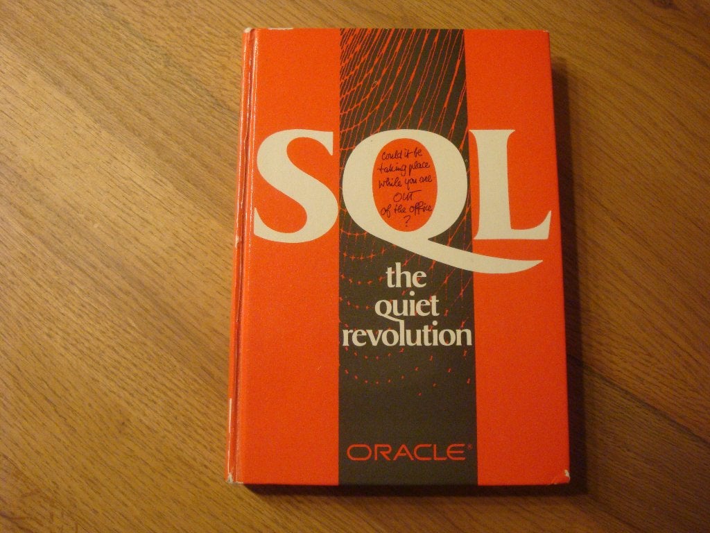 Boek SQL The quiet revolution Oracle English, Ophalen of Verzenden, Gelezen, Programmeertaal of Theorie