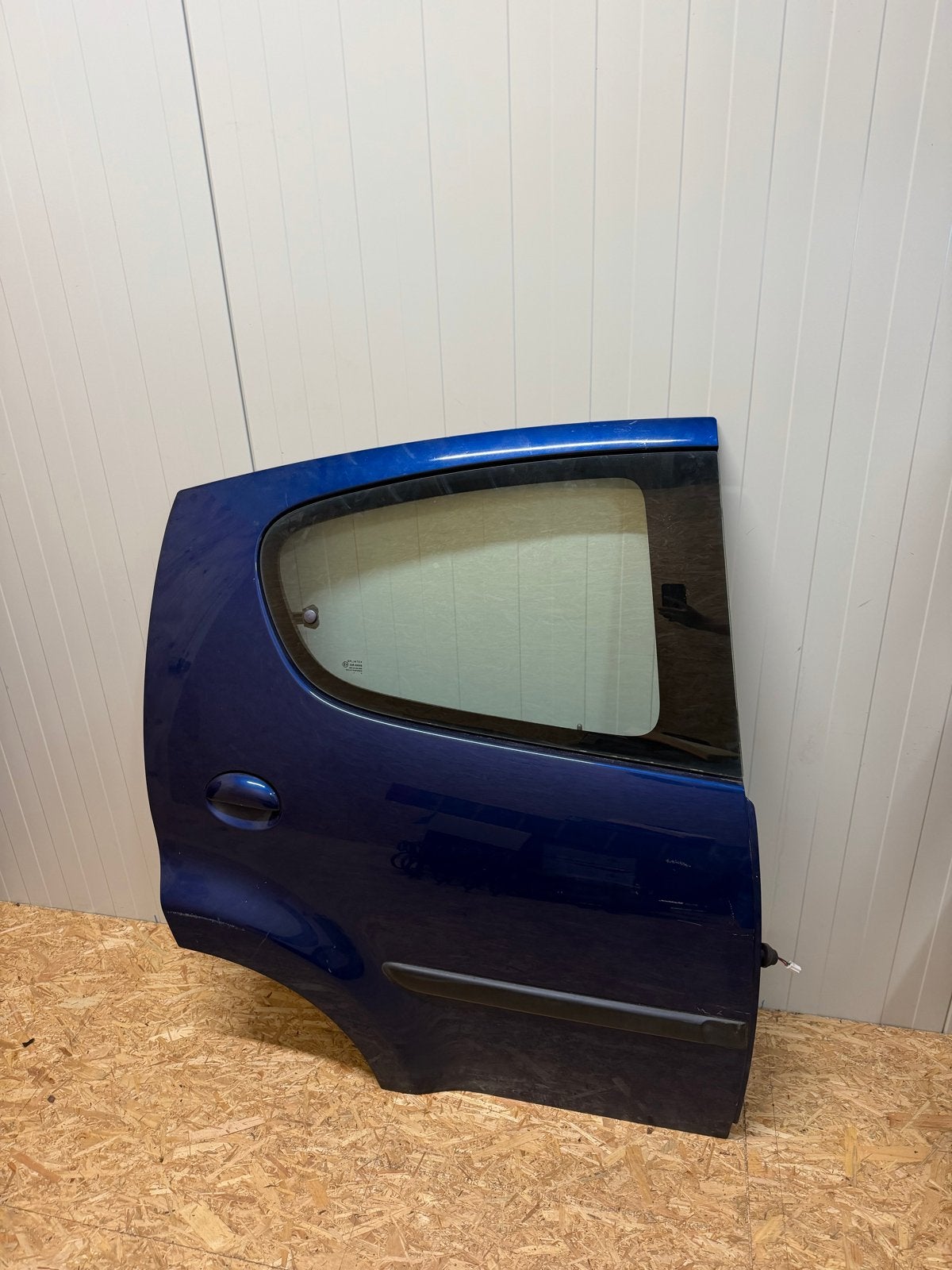 Citroen C1 / Peugeot 107 Deur Rechts Achter - Blauw, Ophalen, Gebruikt
