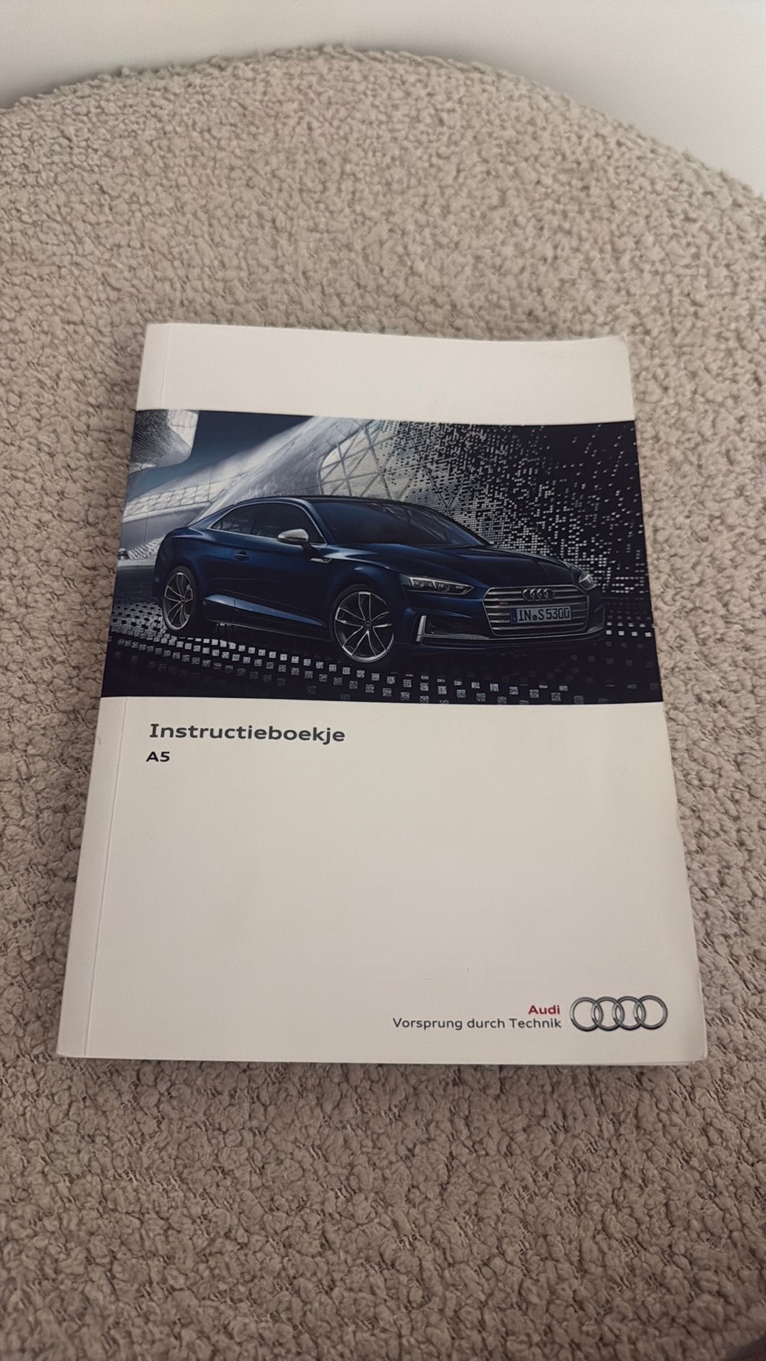 Instructieboek Audi A5/ S5 vanaf 2016 tot 2022, Auto diversen, Ophalen of Verzenden