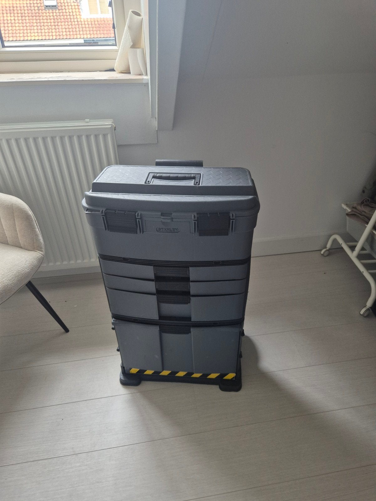 Stanley Gereedschapskist op wielen met lades, Ophalen