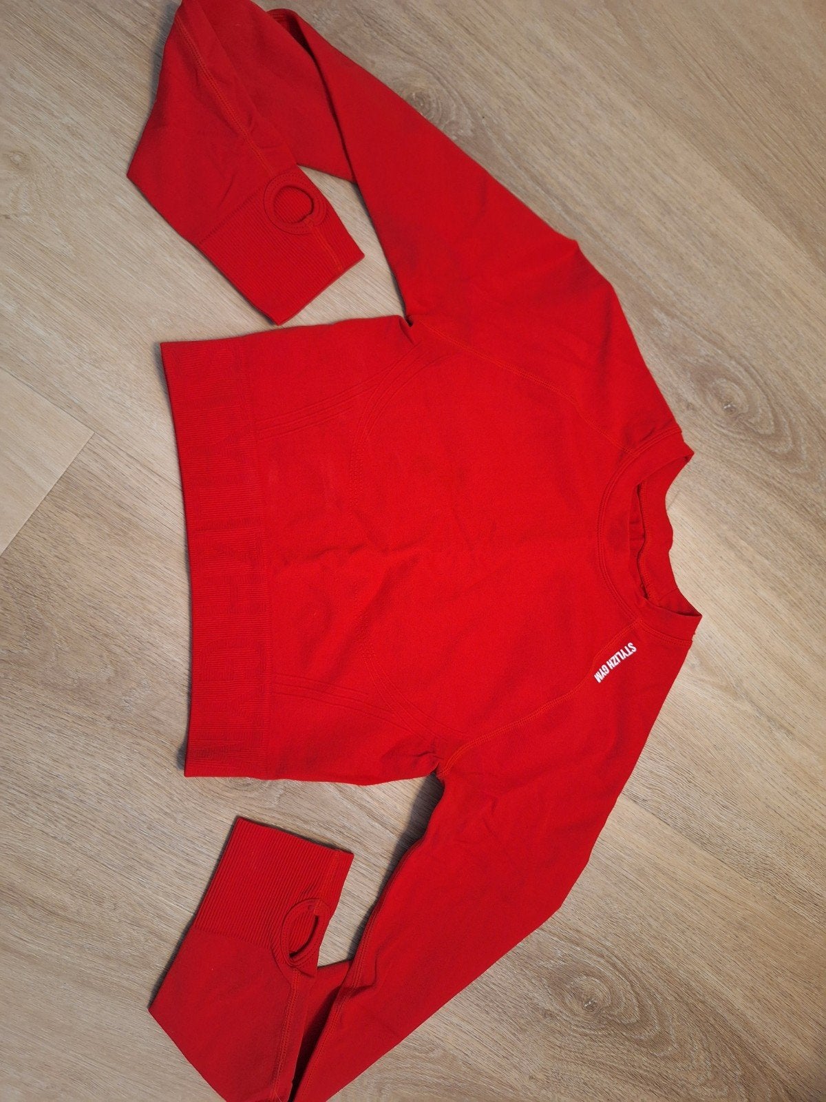 Rode sportlegging en crop top set Stylizh Gym., Verzenden, Stylizh gym, Maat 36 (S), Rood