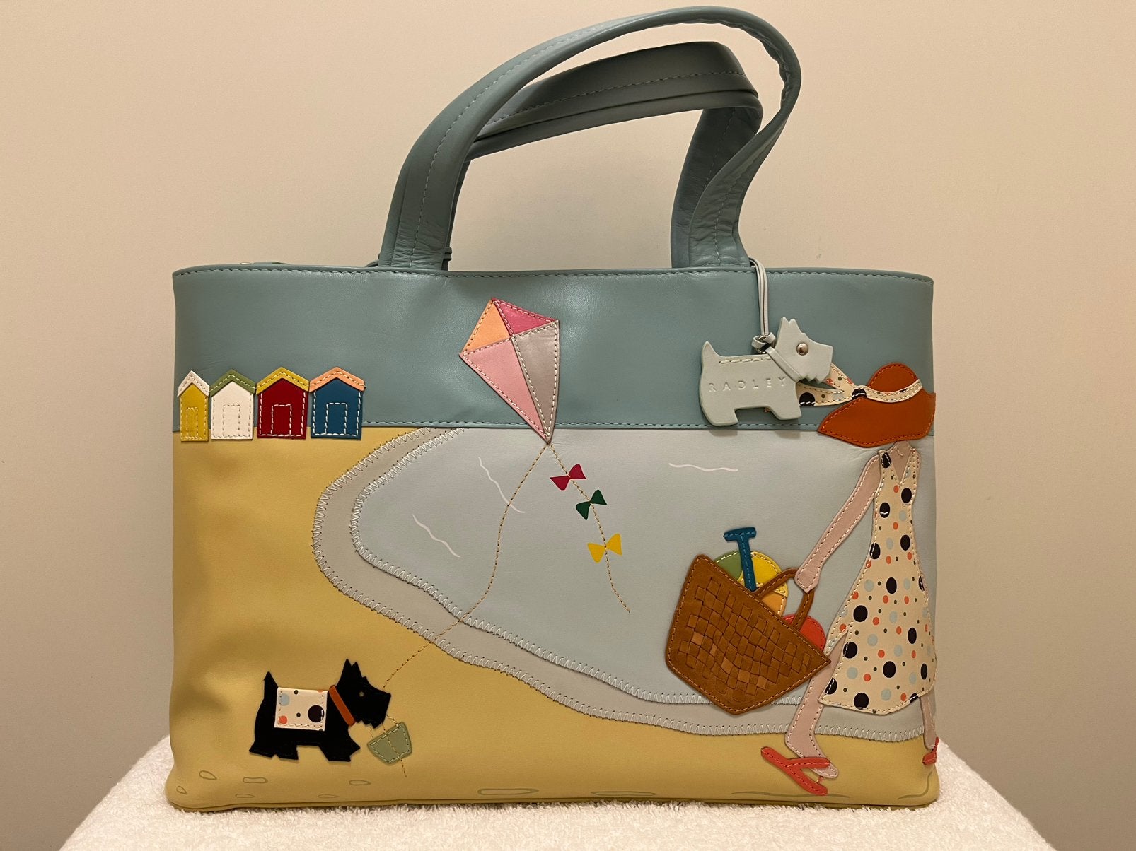 Radley London handtas by the Seaside, Ophalen of Verzenden, Zo goed als nieuw, 30 cm of meer, Minder dan 35 cm