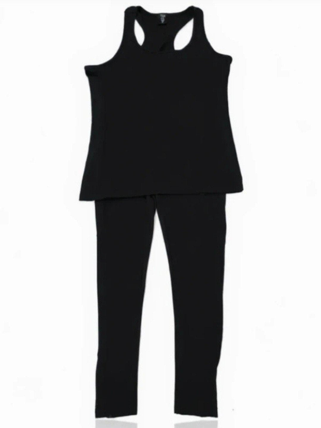 Sportset Dames XXL/XL | Zwarte Tanktop & Sportlegging, Kleding | Dames, Sportkleding, Verzenden, Zo goed als nieuw, Overige typen