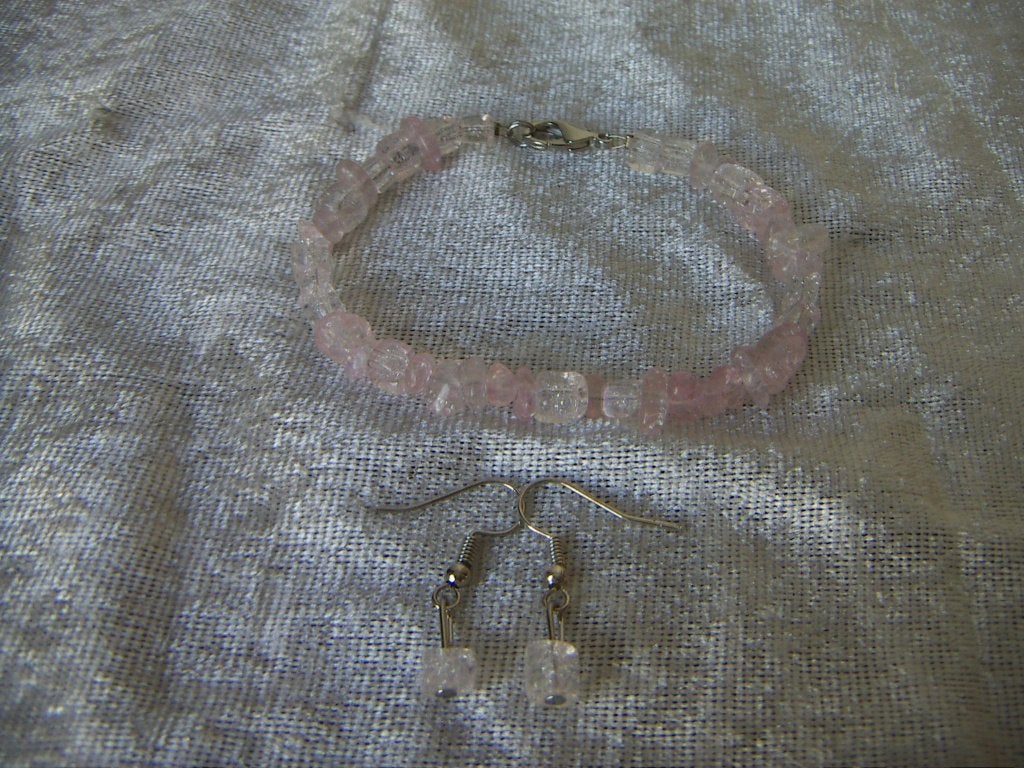 armband  van cracklé, Sieraden, Tassen en Uiterlijk, Overige materialen, Nieuw, Ophalen of Verzenden, Roze