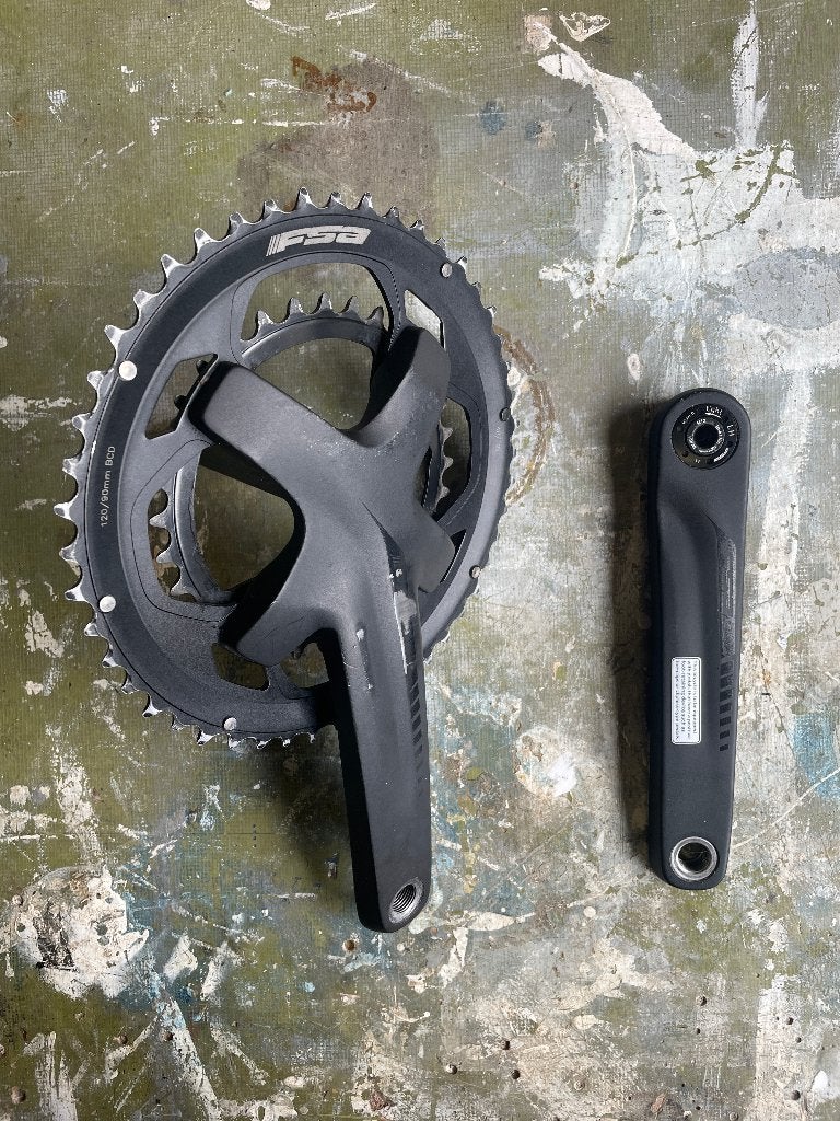 FSA Omega MegaExo crankset 175mm, Fietsen en Brommers, Fietsonderdelen, Gebruikt, Crankstel of Pedalen, Aluminium, Ophalen of Verzenden