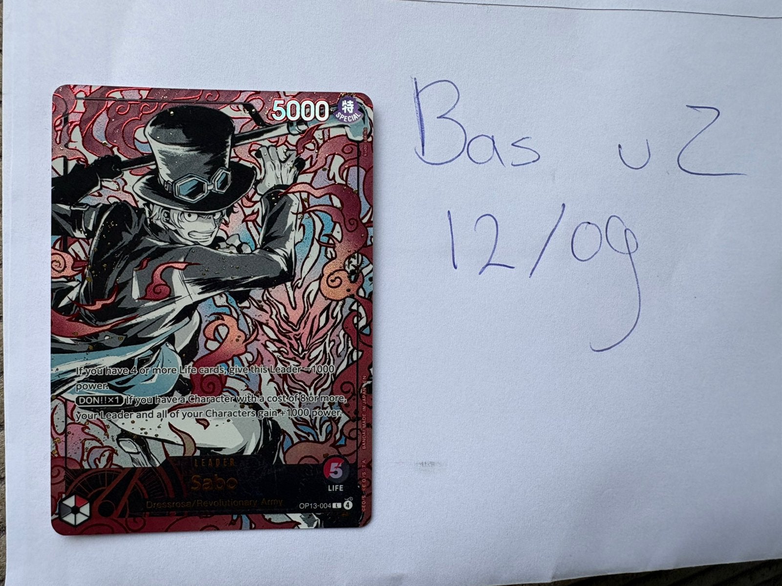 Sabo OP13-004 | mint, Ophalen of Verzenden