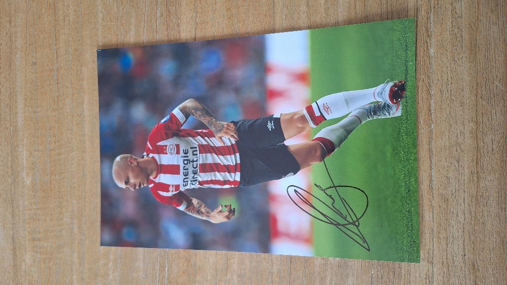 Foto 20x30 cm met handtekening; Angelino # PSV NAC, Ophalen of Verzenden, Nieuw, PSV, Overige typen