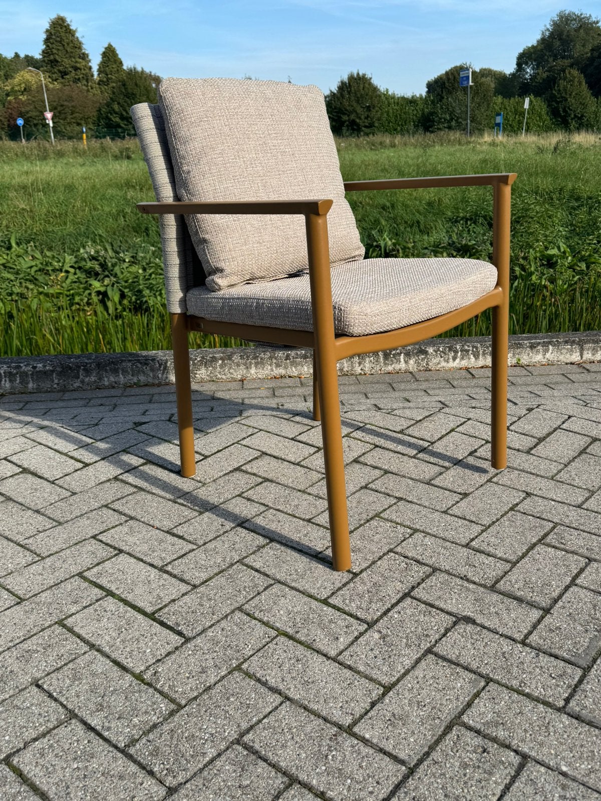 Partij van 4 dining stoelen van 4 Seasons outdoor, Ophalen, Zo goed als nieuw