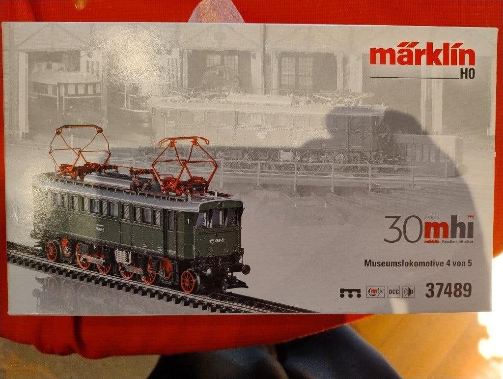 Märklin 37489 – Museum-E-Lok BR 175 (E 75) DB – Mfx+ Sound –, Ophalen, Wisselstroom, Locomotief, Nieuw