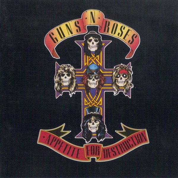 Hard-Rock C.D. (1987) Guns N' Roses - Appetite for Destructi, Gebruikt, Inclusief doosje, Ophalen of Verzenden, Rock