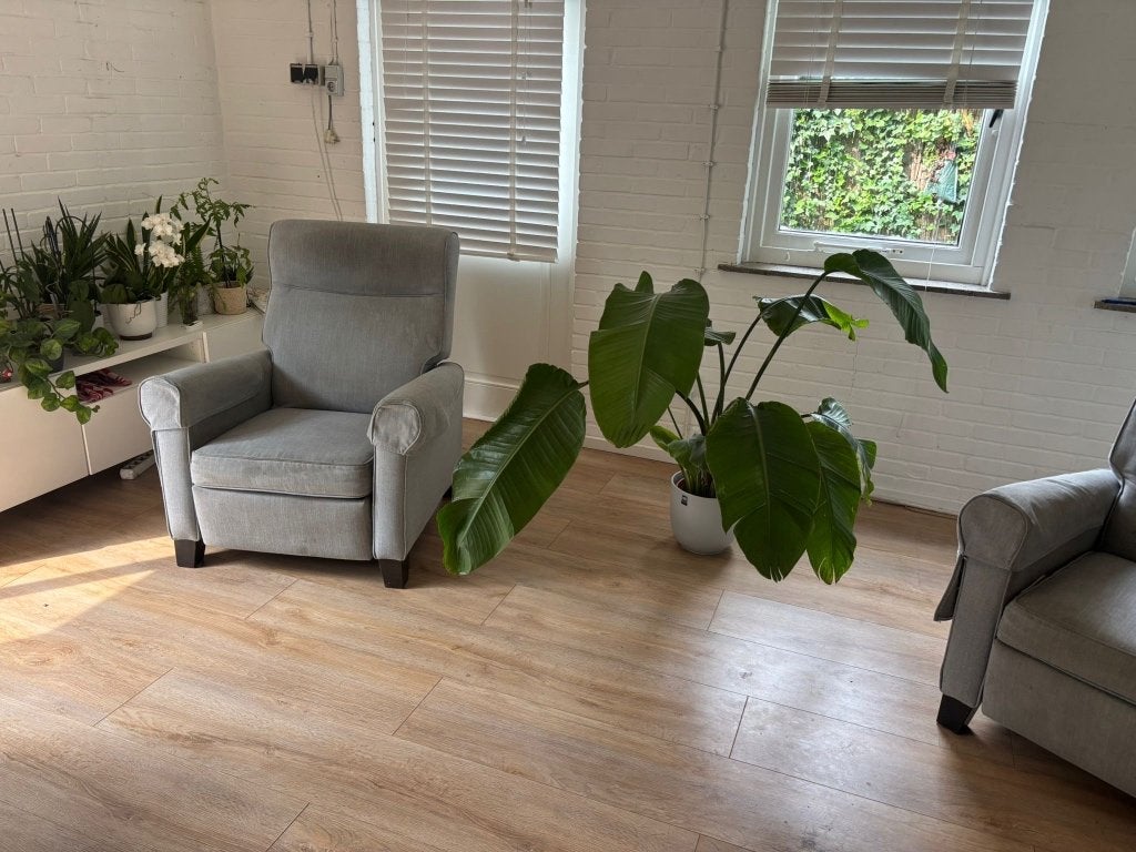 Grijze IKEA fauteuil 2x, Huis en Inrichting, Fauteuils, Ophalen, Gebruikt, 75 tot 100 cm, 50 tot 75 cm