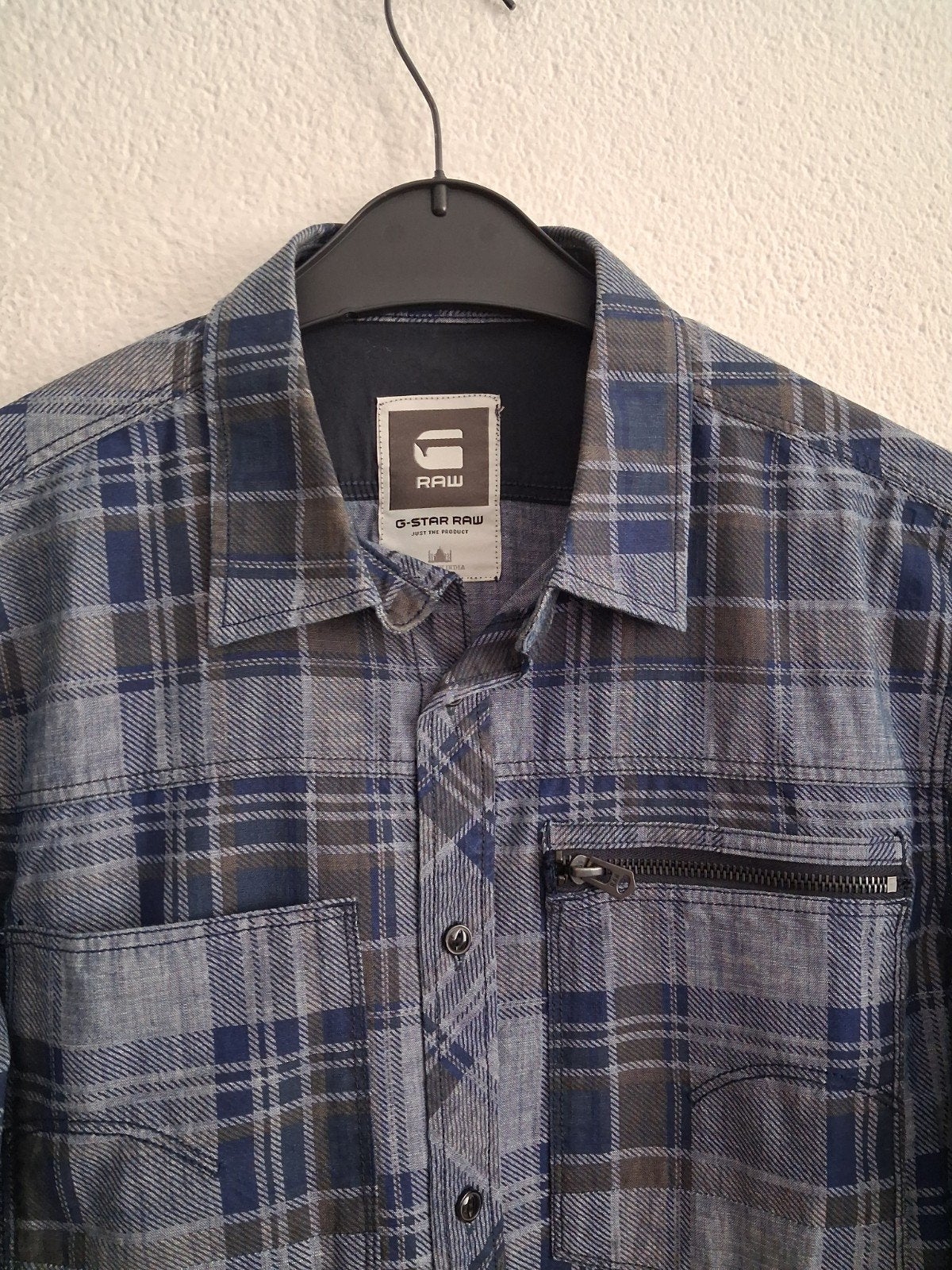 G-Star RAW Geruit Overhemd - Maat L, Ophalen of Verzenden