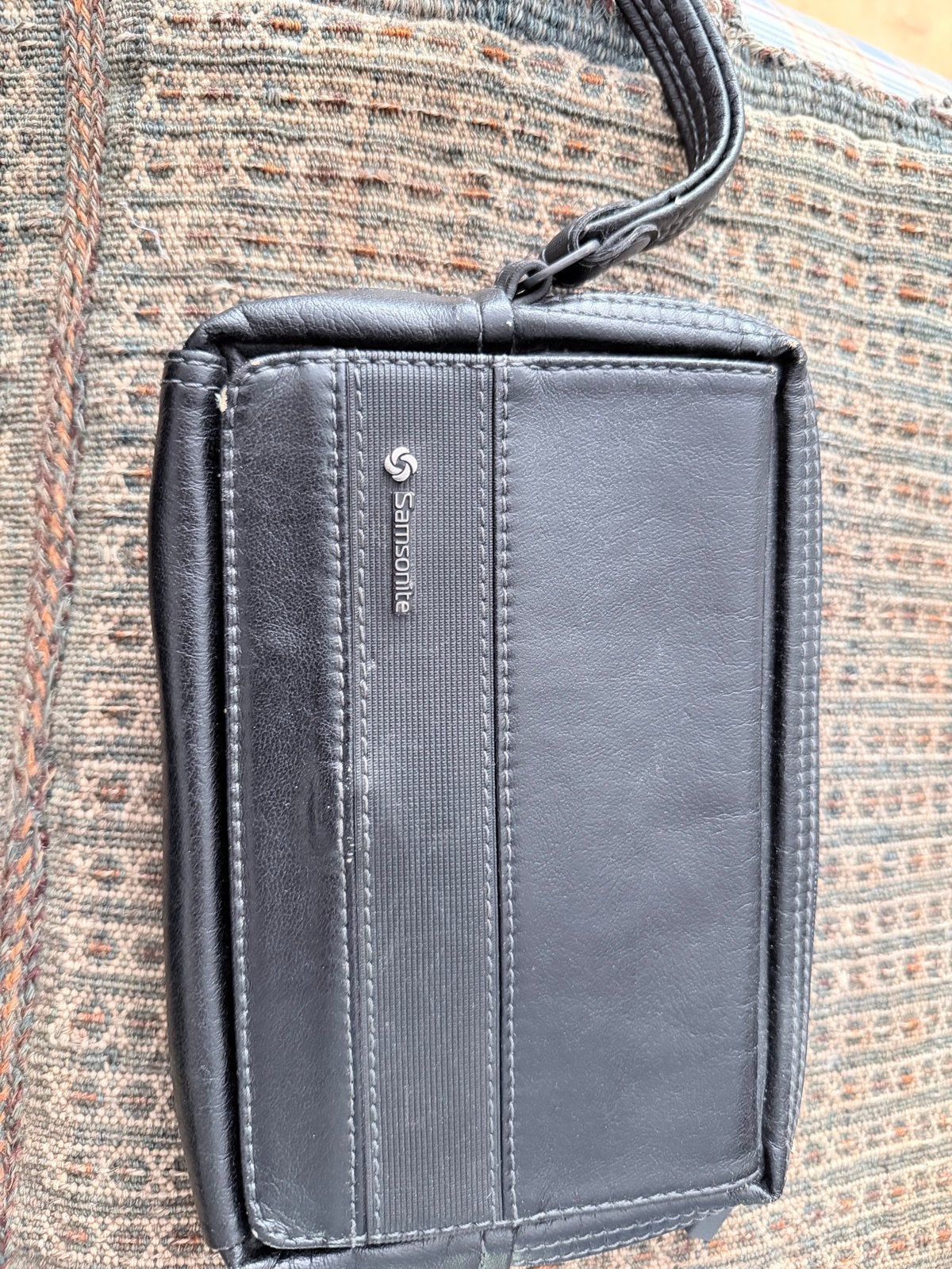 Samsonite Talisman Night Black Toilettas/Nektasje, Gebruikt, Zwart, Minder dan 40 cm, Minder dan 35 cm